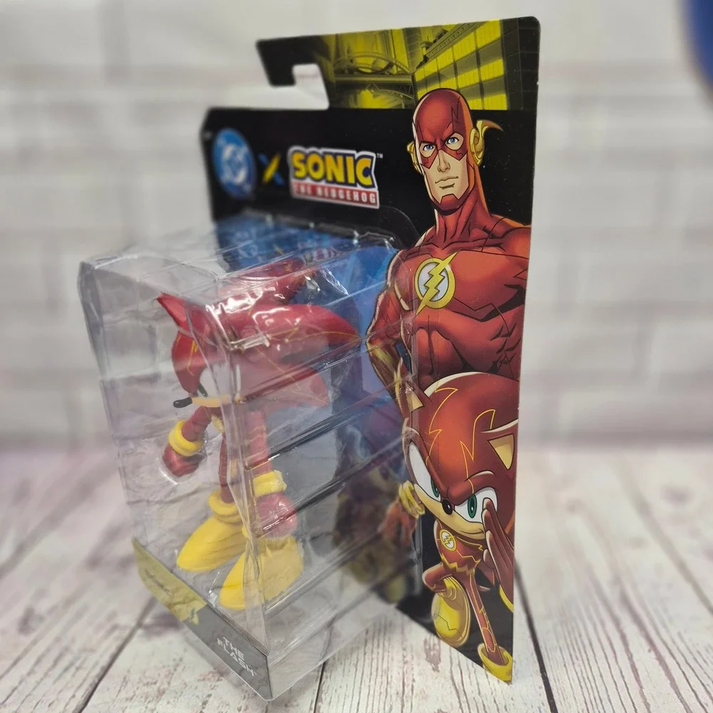 Sonic the Hedgehog x DC The Flash Action Figure Jakks Pacific Crossover Red 5